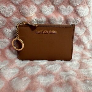 Michael Kors Jet Set Travel Small Coin Pouch with ID and Card Slots